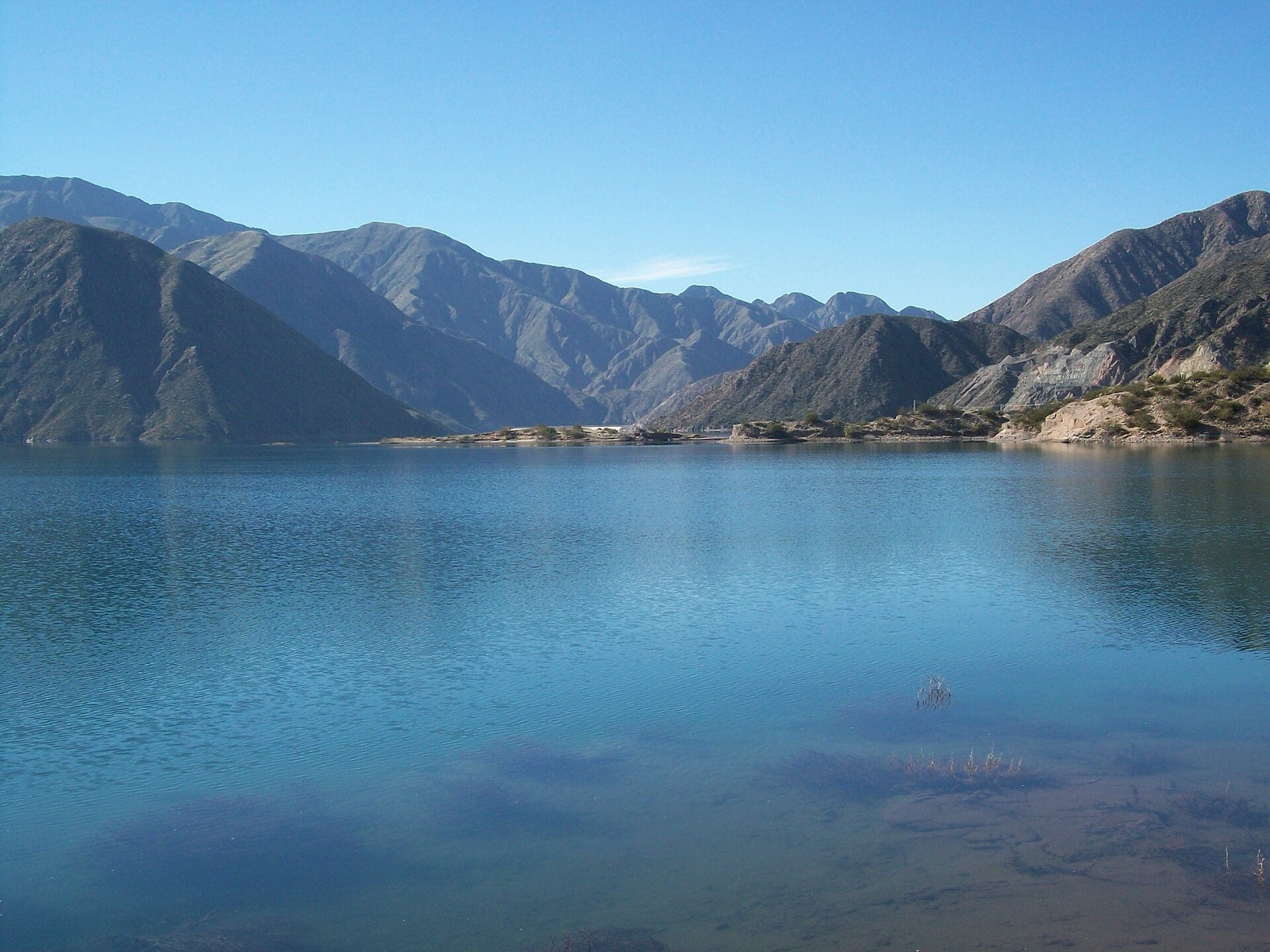 Vista panorâmica do vale de Potrerillos