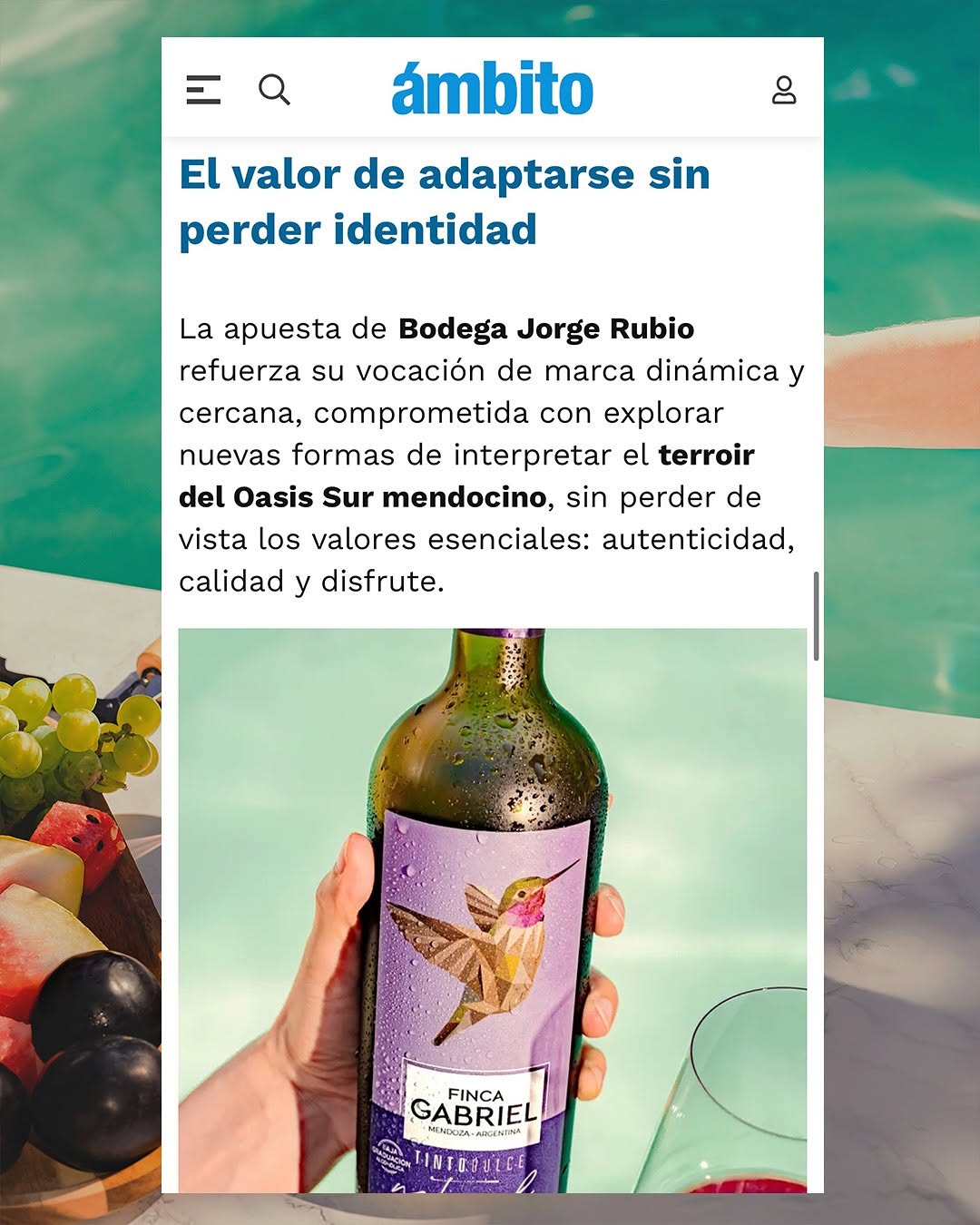 BODEGA FINCA GABRIEL - Instagram Post