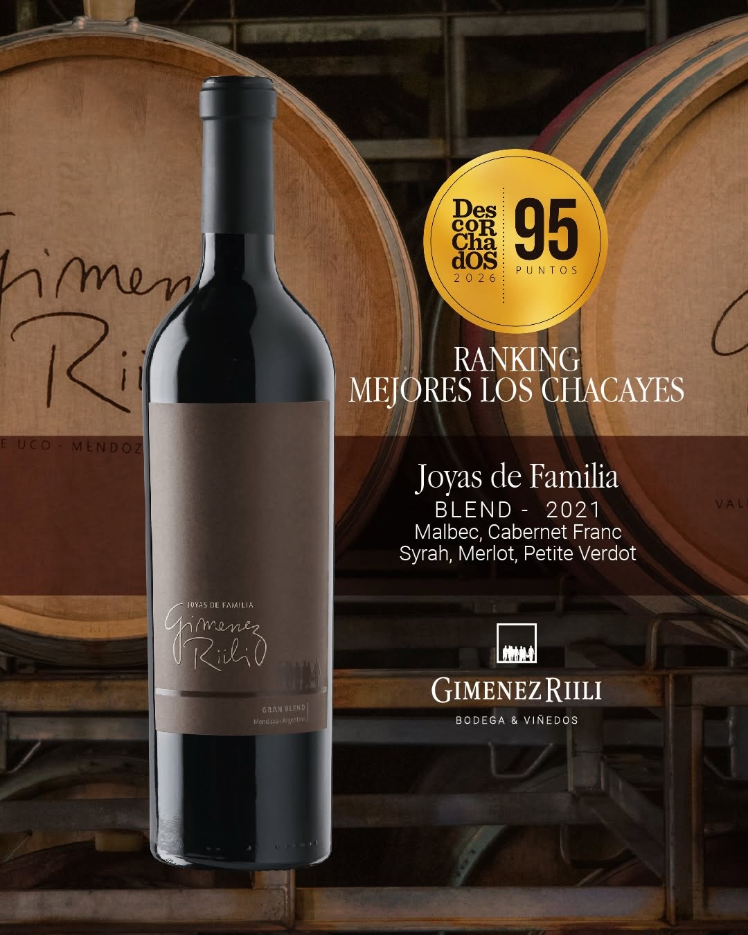 GIMENEZ RIILI BODEGAS Y VI¥EDOS - Instagram Post