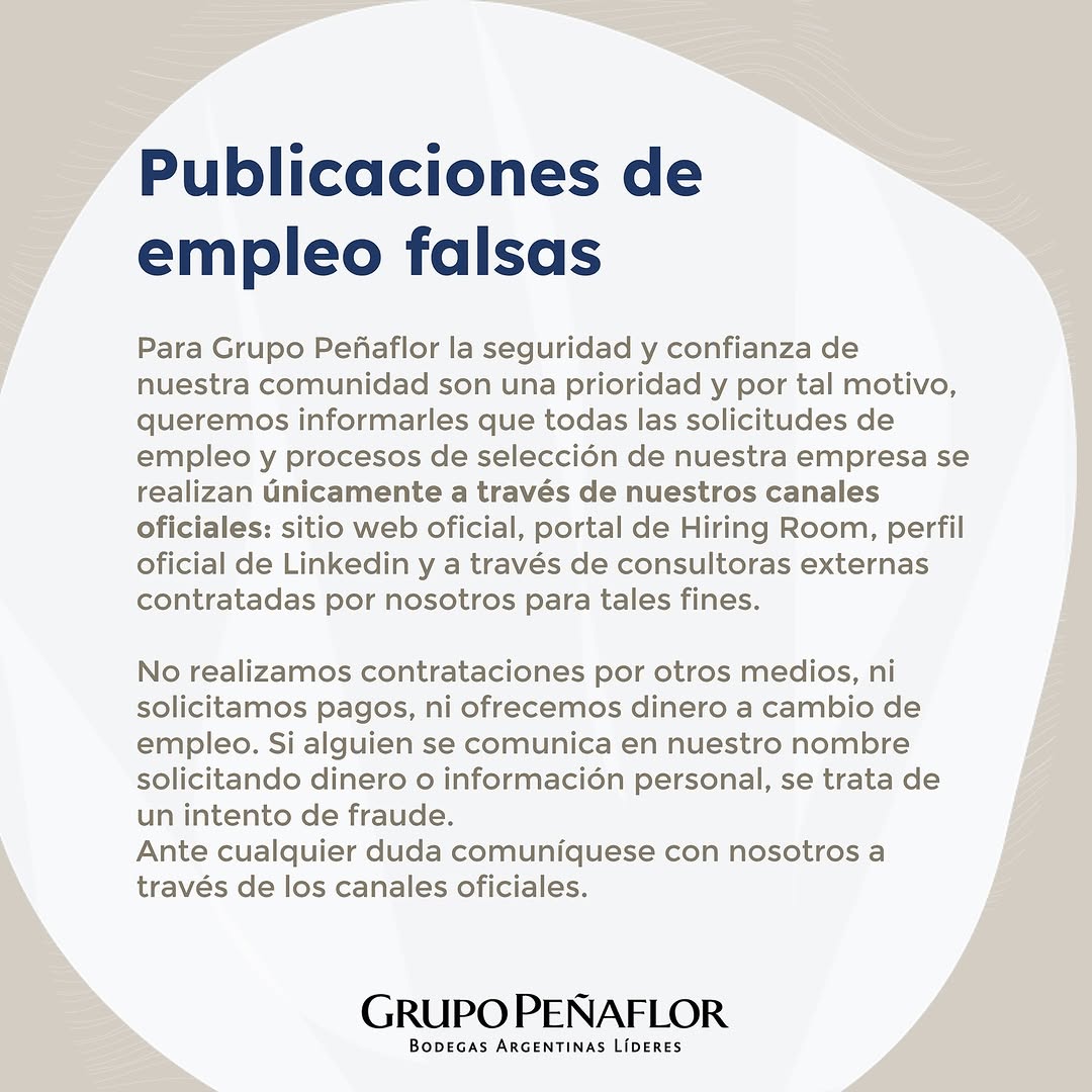 GRUPO PE¥AFLOR S.A. - Instagram Post